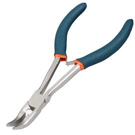 LEONTOOL Long Bending Radio Pliers, Long Pliers, Long Reach Pliers, Micro Radio Pliers, Long Pliers, Nose Pliers, Vent Type, with Cutting Blades, Knurled, Tip, Handicraft, Maintenance, Tool, Assembly,