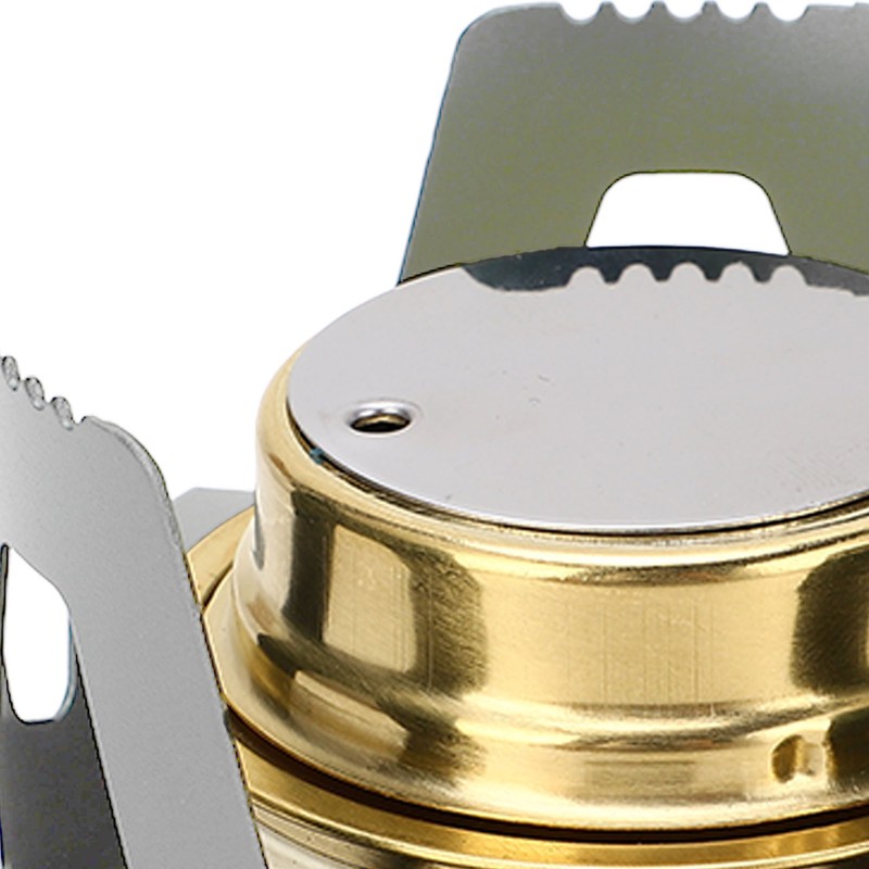 Mini Alcohol Stove Brass Aluminum Alloy Safe Windproof Portable Widely