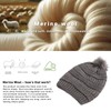 TOP-EX 100% Merino Wool Hat for Women - Warm Winter