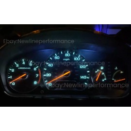 newlineperformanceLED Aqua Blue LED Cluster Bulb KIT for Honda Accord 4 Cyl 2.3L Model Only 1998-2002