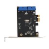 2 Port PCI Express to Dual 20pin USB 3.0 Cards