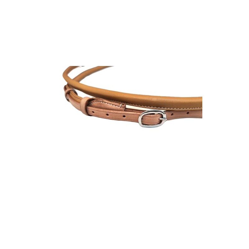 Leather Neck Ring Neck Strap Round for Horses Adjustable Colour