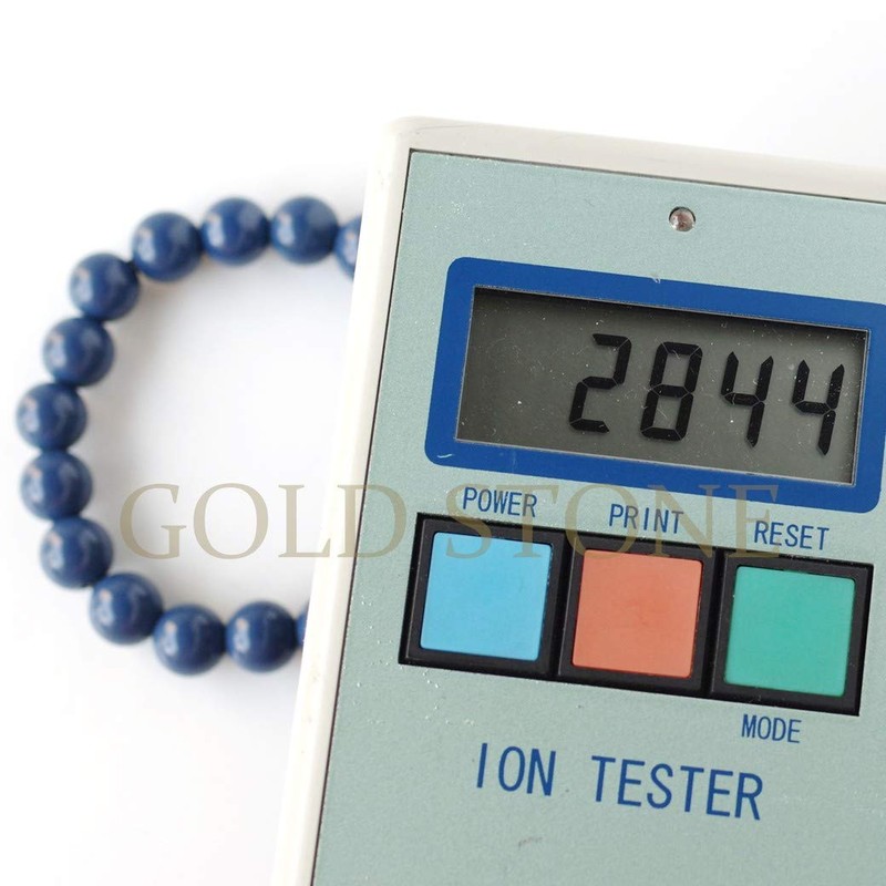 GOLD STONE Blue Beitstone Bracelet, 0.4 inches (10 mm), Made