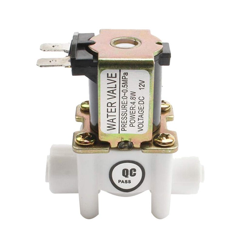 Beduan 12V 1/4" Inlet Water Solenoid Valve Normally Closed for