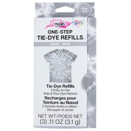 Tulip One-Step Tie-Dye Kit Dye Refill Packs, Gray