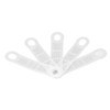 100pcs Clear Non Slip Silicone Clothes Hanger Grips Increased Friction