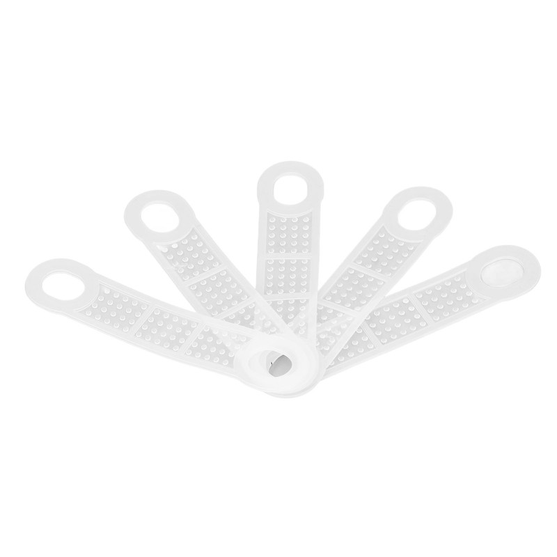 100pcs Clear Non Slip Silicone Clothes Hanger Grips Increased Friction