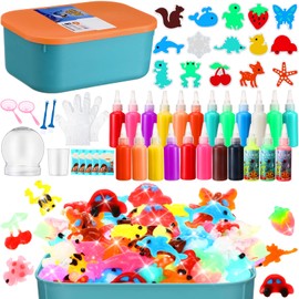 Seenelling 23 Pack Magic Water Elf Kit with 15 Shape Molds Crate Your Own Water Elf Kits Craft Kits