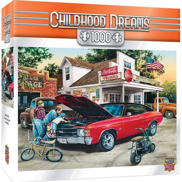 MasterPieces Childhood Dreams Jigsaw Puzzle, Getting Dirty, Featuring Art by Dan Hatala, 1000 Pieces