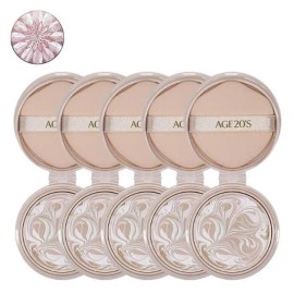 AGE2WENNESS [Age20S] Age20S Essence Pact The Blooming No. 23 Refill 5pcs / [에이지투웨니스] 에이지20S 에센스 팩트 더 블루밍 23호 리필 5개