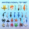 BLMHTWO 24 PCS Ocean Animals Figures,Sea Animals Toys Plastic Sea