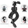 Geekria Action Camera Mount Clamp, Bike Motorcycle Handlebar, 360°Rotation, Compatible