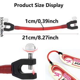 Ski Training Aid Ski Tips, Snowboard Tip Clips, Holder for Ski Trainer Beginners, Elastic Ski Tip Connector, Practical Ski Tip Connector, Perfect for Beginners