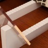 KAIU Vinyl Record Storage - Solid Wood with Crystal Clear