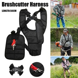 AIMALL Universal Double Shoulder Strap Harness for Brushcutter, Whipper Snipper, Trimmers, Adjustable Fit with Padded Design, Durable and Comfortable for Long Use