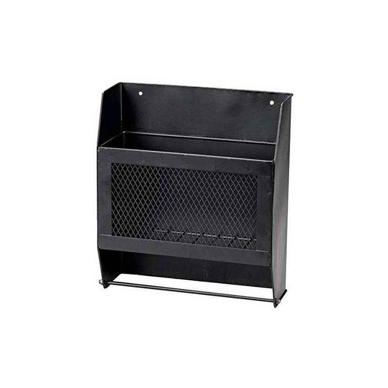 Metal Double Toilet Paper Holder with Organizer