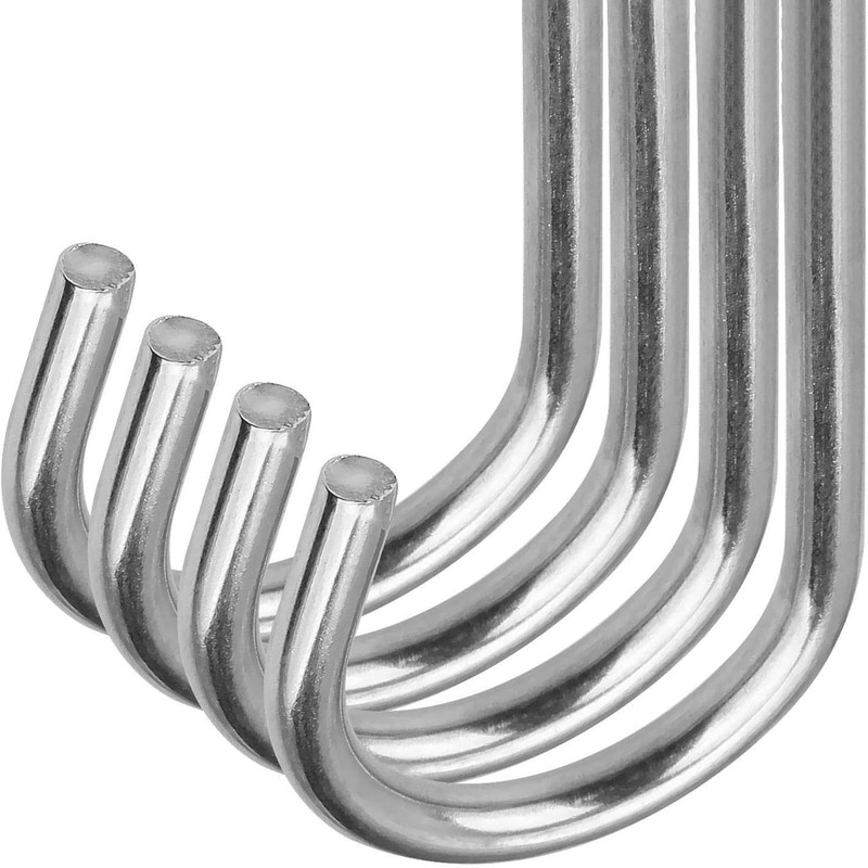 RHBLME 100 Pack S Hooks - 2.8 Inch Small Heavy
