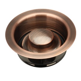 Kitchen Sink Antique Copper Finish Garbage Disposal Flange Stopper, One Size Disposal Rim, Fit 3-1/2 Inch Standard Sink Drain Hole