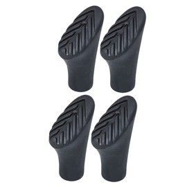 Sosoport Trekking Pole Tip Protectors 4 Pack Universal Fit Anti Hiking Pole Tips