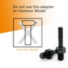 BGTEC Adapter M14 Male Thread to SDS Plus Shank for