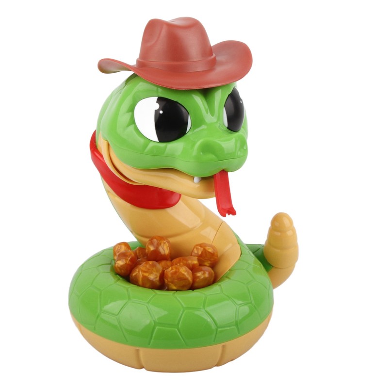 Electric Rattlesnake Toy Plastic Tricky Scary Rattlesnake Prank Toy Induction