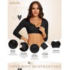 SLIMBELLE Women's Arm Shaper Tops Posture Corrector Post Surgery Compression