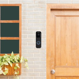kwmobile Case Compatible with Blink Video Doorbell - Protective Silicone Cover Black