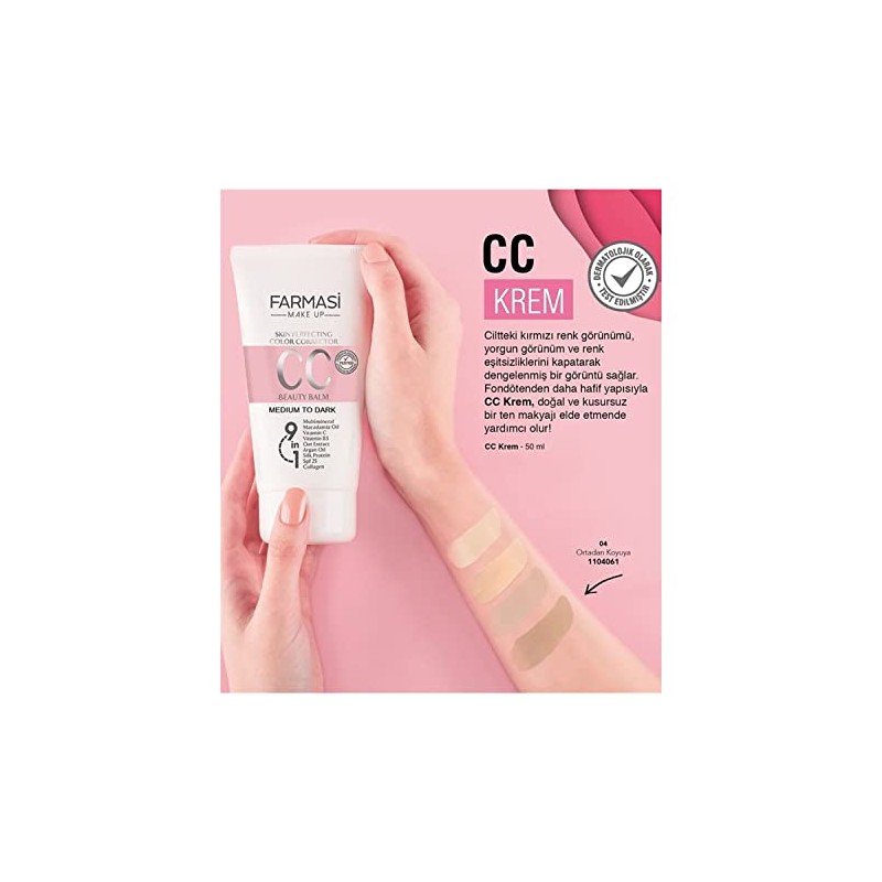 Kenparazzi CC Cream 50 ml Medium to Dark