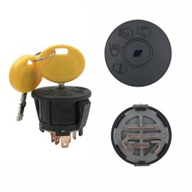 Ignition Switch with 2 keys Replacement for John Deera MTD, Murray 925-1741, 725-1741, 94762, MU94762 Lawn Mower Tractor