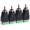 MOBOREST RCA Cable Audio Adapter, Phono RCA Male Plug to