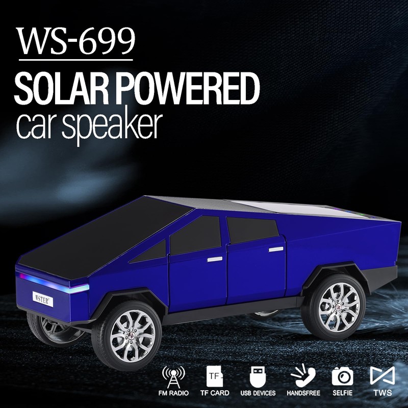 WS-699 Solar Bluetooth Replica Speaker – Future Pickup Truck Design,