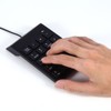 Elprico USB Numeric Keypad, Black Mini Number Pad Numpad with