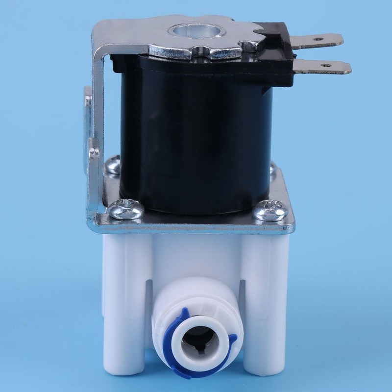 Water Valve, DC 12V Copper Plastic Electric Solenoid Valve Normally