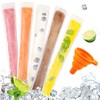 FEBSNOW 160 Disposable Ice Popsicle Mold Bags BPA Free Freezer