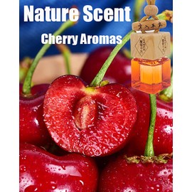 ikeda fragrance Car Air Fresheners 8ml Automotive Scents | 45-Days Long-Lasting Keep Fragrance | Automobile Hanging Diffuser Bottles | Remove Auto Odor Fresh Air for Men Home Deodorizer (Cherry)