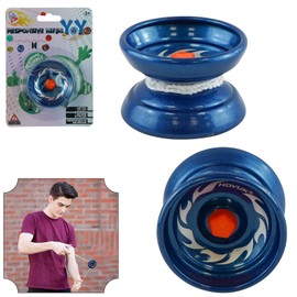 SRVertex Metal Yoyo for Kids Beginners, Responsive Yoyo with Automatic Return Ball Bearing for Professional Tricks with Yoyo Strings, Sturdy and Robust Rope, Bumble Bee