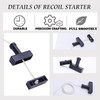 TKCBCD Pull Start Cord Rope 140mm 3.5mm String Compatible with