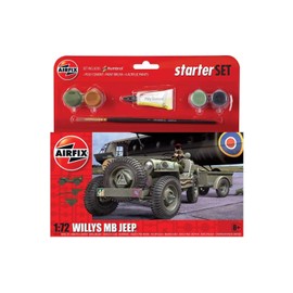 Airfix A55117 Small Starter Gift Set Willys MB Jeep