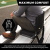 Cascade Mountain Tech Deluxe Stadium Seat, One Size, Black Ultra