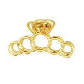 ANDANTE Premium Collection - Elegant Hair Clip in Gold Colour - 4 cm x 8 cm - Made of High-Quality Metal