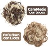 Extension De Cabello Banda Elástica Para Chongo Coleta 1pz banda