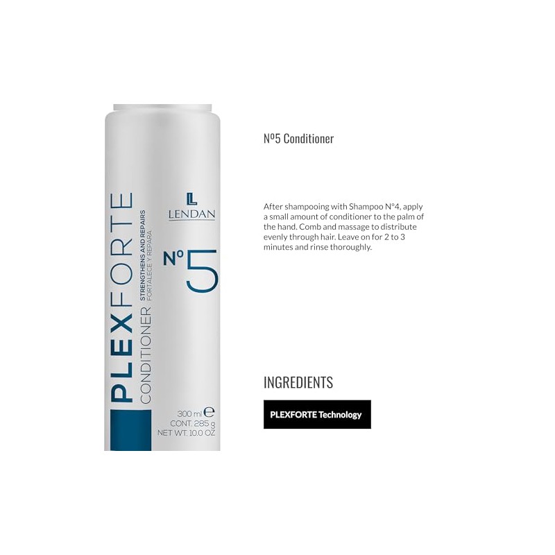 Lendan Plexforte #5 Acondicionador Fortalecedor - 300 ml