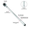 Performance Tool M201 1/4-Inch Drive Click Torque Wrench (20 to