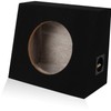 Single 10" Subwoofer Angled Truck or Hatchback Box Enclosure