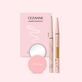 Cezanne [Cezanne] Aegyo Sal Drawing Duo Set (Concealer Pencil + Gel Eyeliner) / [세잔느] 애교살 드로잉 듀오 세트(컨실러펜슬+젤 아이라이너)