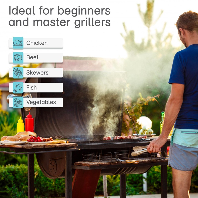 Polder Waterproof Instant Read Thermometer, Meat Thermometer for Cooking, Food