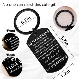 Ikacvb Father’s Day Gifts For Husband From Wife I Love You Husband Birthday Gift Ideas Drive Safe Keychain For Him Fathers Day Anniversary Sweetest Gifts For Him Men Christmas Stuff