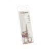 3 Carnations, Silver, 9 cm (3.5") Curved Embroidery Scissors 3.5",