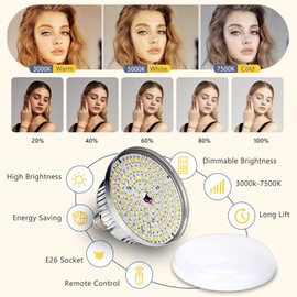 Torjim Softbox Photography Lighting Kit, 20'' x 20'' Professional Softbox Lighting Kit with 85W 3000-7500K LED Bulbs, Studio Lights for Photography/Video Recording/Live Streaming