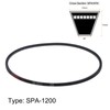 sourcing map SPA1200 V-Belt Drive Belt 1200 mm Pitch Length